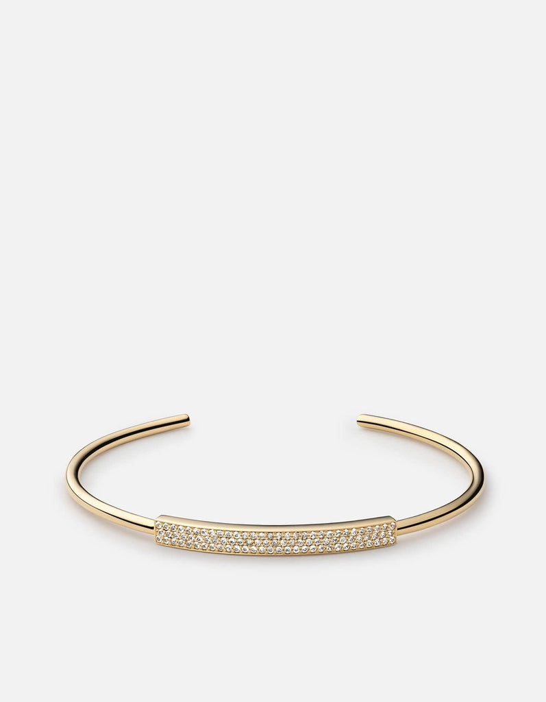 Miansai Cuffs ID Cuff, Gold Vermeil/Sapphire Polished Gold / S