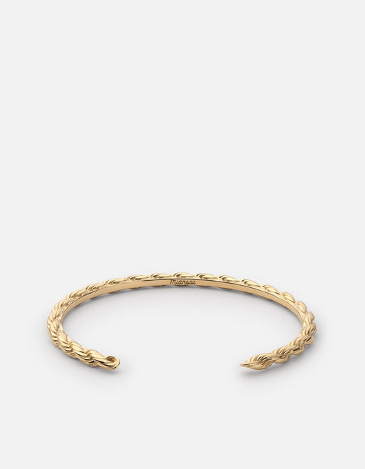 Miansai Cuffs Rope Chain Cuff, Gold Vermeil