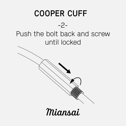 Miansai Cuffs Cooper Cuff, Sterling Silver Polished Silver / M