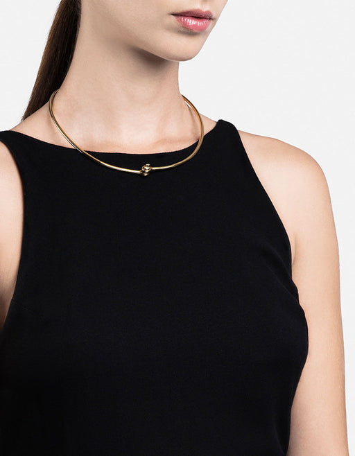 Miansai Necklaces Thin Reeve Choker, Gold Polished Gold / O/S