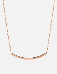Miansai Necklaces Channel Necklace, Rose Vermeil Polished Rose / O/S
