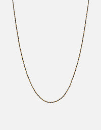 Miansai Necklaces Ita Necklace, Gold Vermeil Black / 24 in.