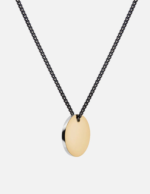 Miansai Necklaces Fusion Pendant Necklace, Gold/Silver polished gold/silver / Monogram: No / 24 in.