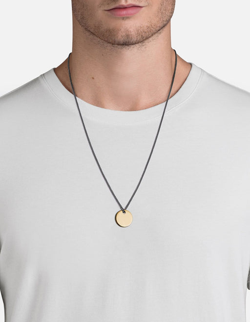 Miansai Necklaces Fusion Pendant Necklace, Gold/Silver