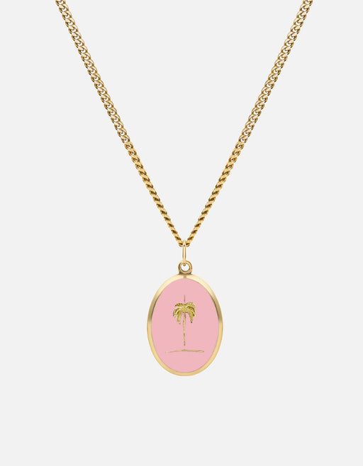 Miansai Necklaces Museum of Ice Cream Palm Tree Necklace Millennial Pink / 24 in.