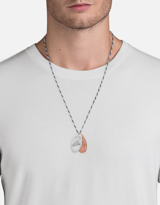Miansai Necklaces Silver Penny Cord Necklace, In Carbs We Trust Silver