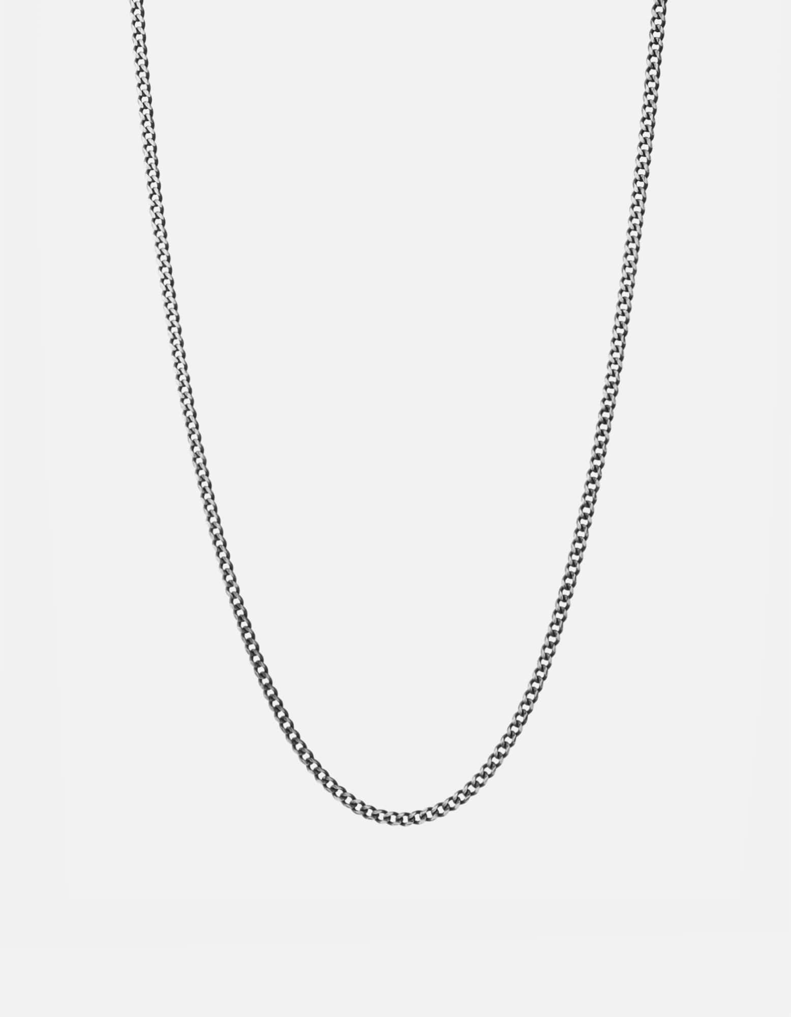 Miansai Men's 3mm Sterling Silver Cuban Chain Necklace