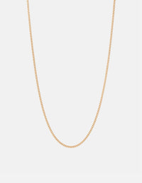 Miansai Necklaces 2mm Cuban Chain Necklace, 14k Gold 14k Gold / 24 in.