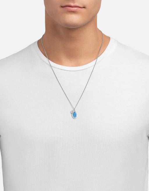 Miansai Necklaces Prophet Necklace, Sterling Silver/Blue