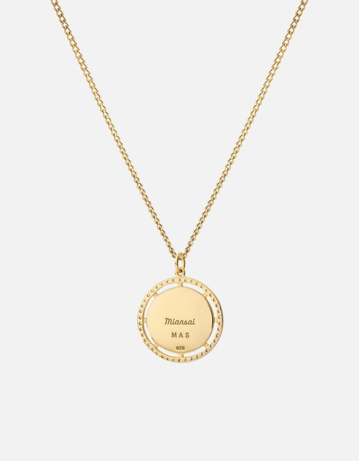 Miansai Necklaces Test of Time Necklace, Gold Vermeil/Sapphire