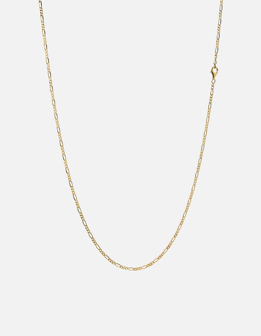 Miansai Necklaces Figaro Chain Necklace, Gold Vermeil Polished Gold / 24 in.