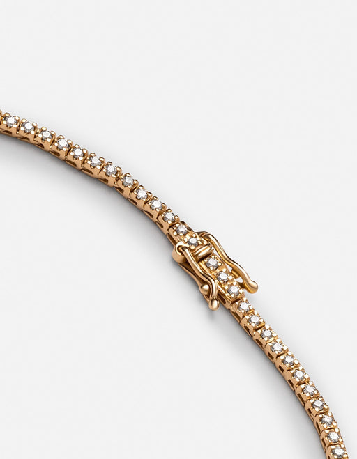 Miansai Necklaces Century Square Choker, 14k Gold Pavé Polished Yellow Gold/Pave / 15 in.