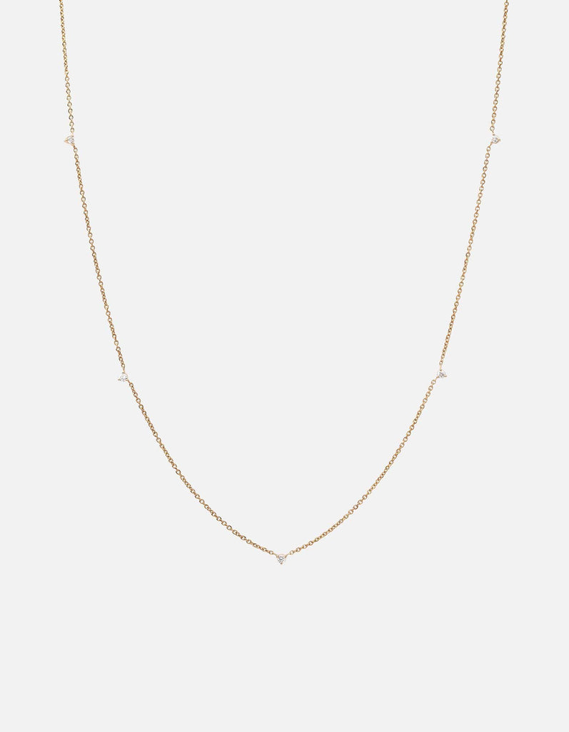 Miansai Necklaces Capra Necklace, 14k Gold Pavé Polished Gold/Pave / 16-18 in.