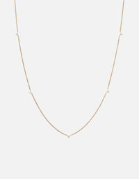 Miansai Necklaces Capra Necklace, 14k Gold Pavé Polished Gold/Pave / 16-18 in.
