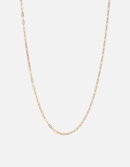 Miansai Necklaces 2.5mm Volt Link Cable Chain Necklace, Gold Polished 14k Gold / 24 in.