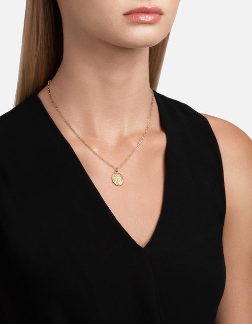 Miansai Necklaces Conception Cable Chain Necklace, Gold Vermeil