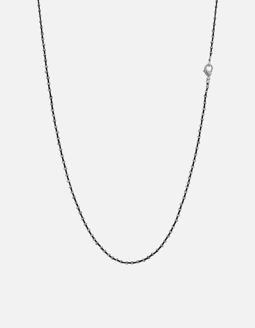 Miansai Necklaces Ita Necklace, Sterling Silver Black / 24 in.