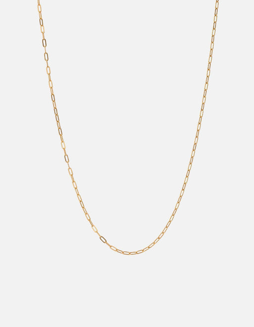 Miansai Necklaces Volt Link Annex Clasp Necklace, Gold Vermeil Polished Gold / 24 in.