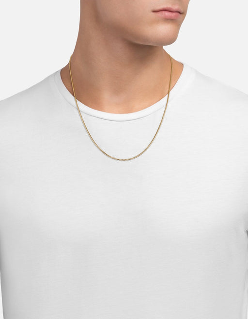 Miansai Necklaces Venetian Chain Necklace, 14k Gold Polished Gold / 24 in.