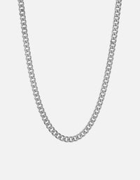 Miansai Necklaces 6.5mm Cuban Chain Necklace, Sterling Silver Polished Silver / 21 in.