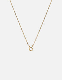Miansai Necklaces Taurus Astro Pendant Necklace, 14k Gold Polished Gold / 16-18 in.