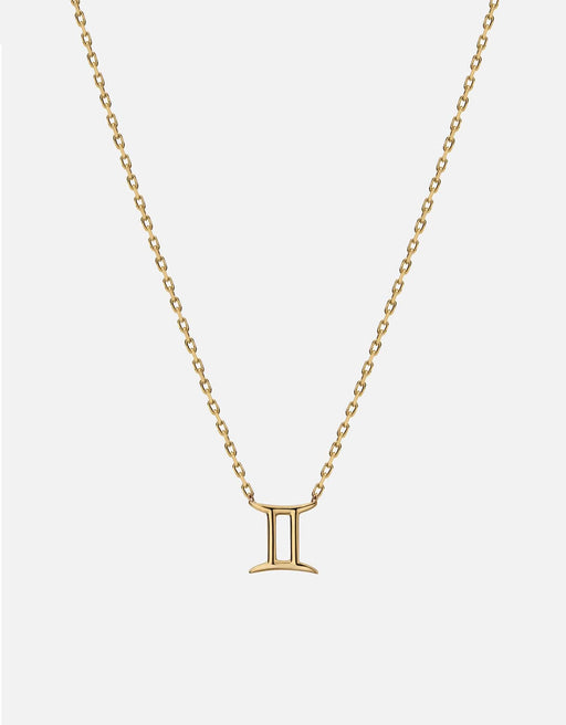 Miansai Necklaces Astro Pendant Necklace, 14k Gold Gemini/Polished Gold / 16-18 in.