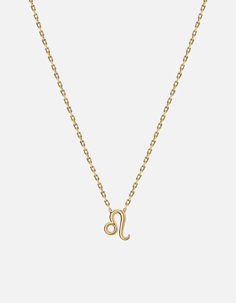 Miansai Necklaces Astro Pendant Necklace, 14k Gold Leo/Polished Gold / 16-18 in.