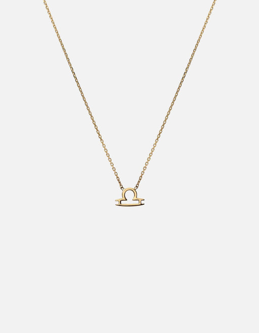 Miansai Necklaces Libra Astro Pendant Necklace, 14k Gold Polished Gold / 16-18 in.