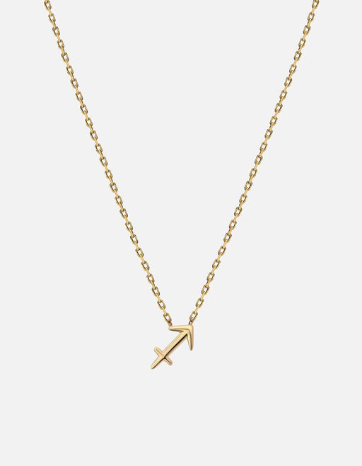 Miansai Necklaces Astro Pendant Necklace, 14k Gold Sagittarius/Polished Gold / 16-18 in.