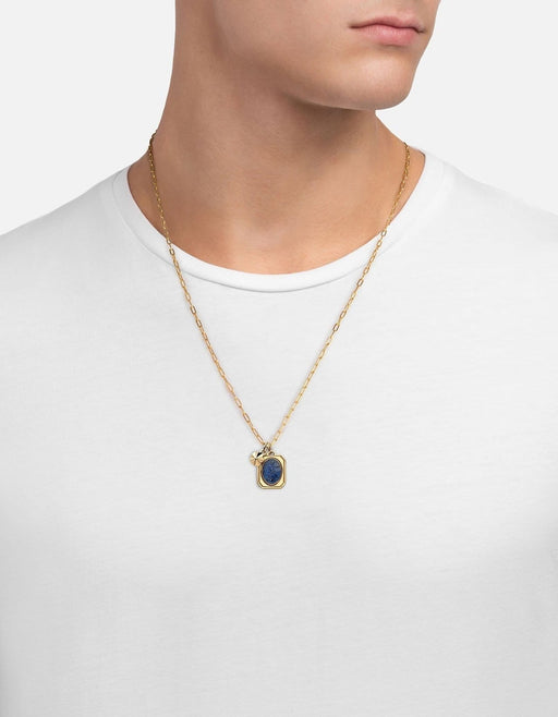 Miansai Necklaces Genesis Necklace, Gold Vermeil/Enamel Red/Blue / 24 in.