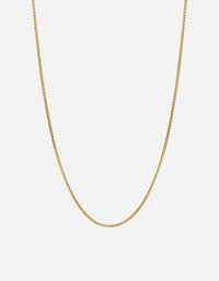 Miansai Necklaces Venetian Chain Necklace, Gold Vermeil Polished Gold / 24 in.