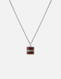 Miansai Necklaces Cardinal Necklace, Sterling Silver/Red Red / 22 in.