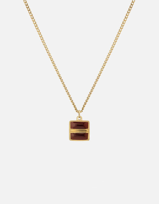 Miansai Necklaces Cardinal Necklace, Gold Vermeil/Red Red / 22 in.