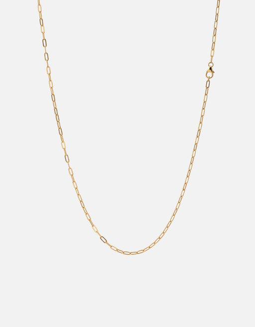 Miansai Necklaces 2.5mm Volt Link Cable Chain Necklace, 14k Gold Polished Gold / 18 in.