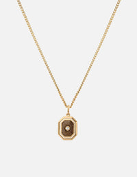 Miansai Necklaces Umbra Sapphire Necklace, Gold Vermeil/Black Black / 18 in.