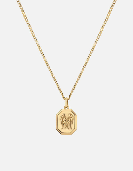 Miansai Necklaces Gemini Nyle Necklace, Gold Vermeil Polished Gold / 21 in. / Monogram: No