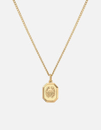 Miansai Necklaces Cancer Nyle Necklace, Gold Vermeil Polished Gold / 21 in. / Monogram: No