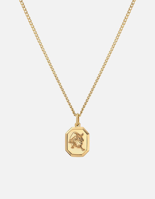 Miansai Necklaces Leo Nyle Necklace, Gold Vermeil Polished Gold / 21 in. / Monogram: No