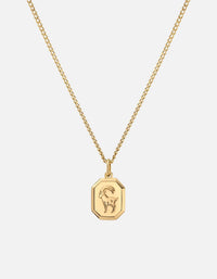 Miansai Necklaces Capricorn Nyle Necklace, Gold Vermeil Polished Gold / 21 in. / Monogram: No