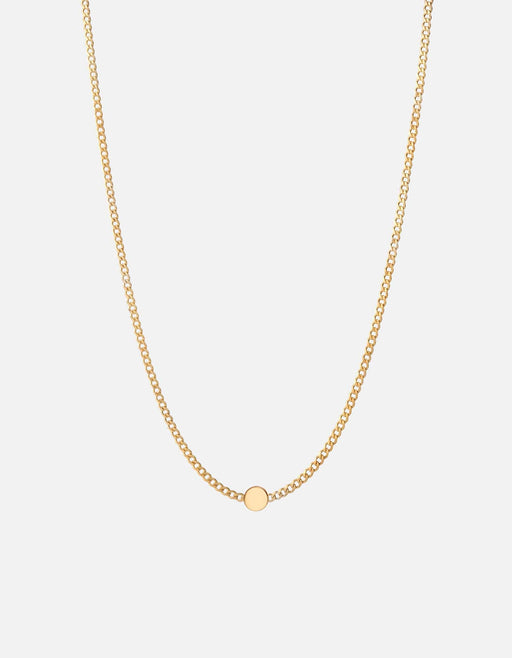 Miansai Necklaces Opus Sapphire Type Chain Necklace, Gold Vermeil/Blue