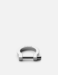 Miansai Rings Modern Screw Cuff Ring, Sterling Silver Polished Silver / 5