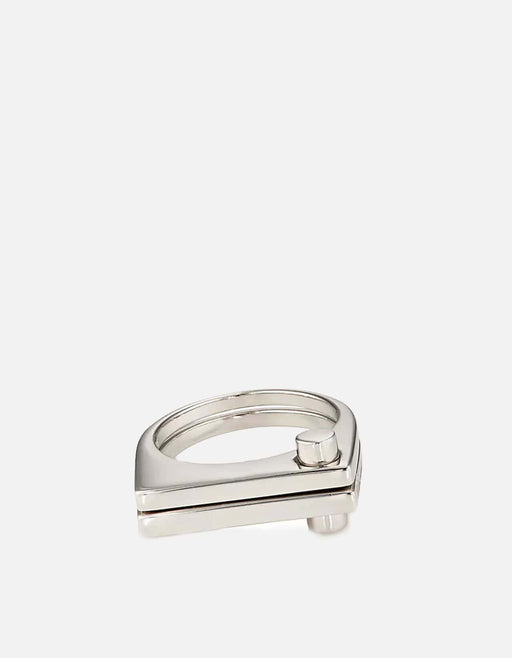 Miansai Rings Modern Flat Ring, Sterling Silver Polished Silver / 5