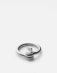 Miansai Rings Thin Reeve Ring, Sterling Silver Polished Silver / 5