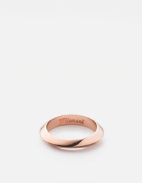 Miansai Rings Cylinder Ring, Rose Plated Polished Rose / 5