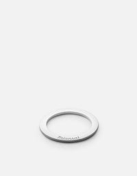 Miansai Rings Washer Ring, Sterling Silver Polished Silver / 5