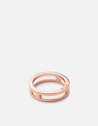 Miansai Rings Split Layer Ring, Rose Polished Rose / 5