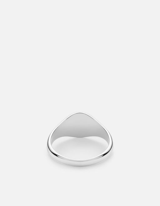 Miansai Rings Signet Ring, Sterling Silver/3 Letter