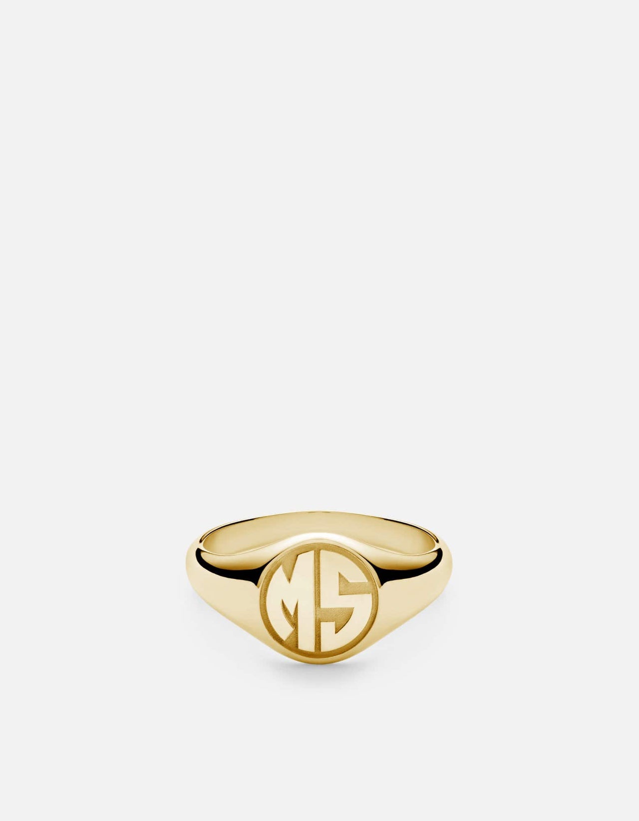 Signet Ring, 14k Yellow Gold Men's Rings Miansai