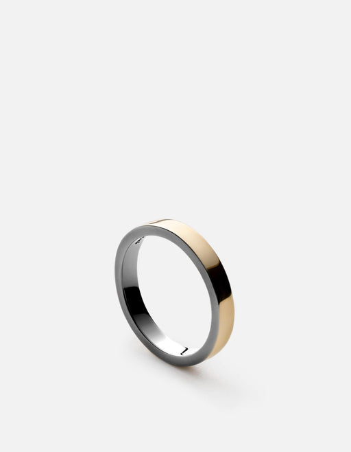 Miansai Rings Fusion Ring, Gold/Black