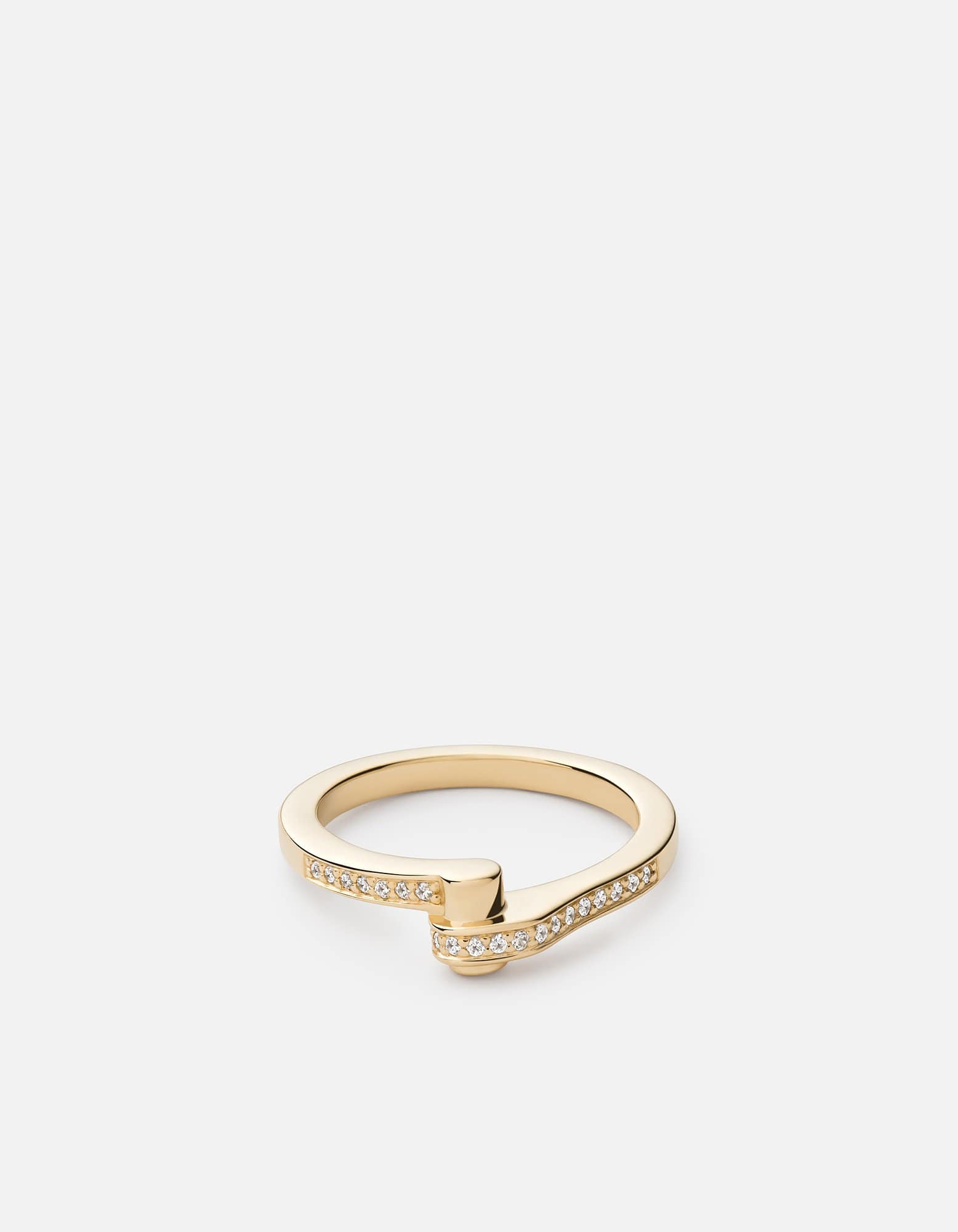 Anello in Nyx, oro Vermeil/Sapphire | Anelli da donna | Miansai



